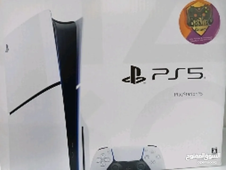 PlayStation5 console (slim)   بلي 5 1تيره سلم ايسوي السعر725