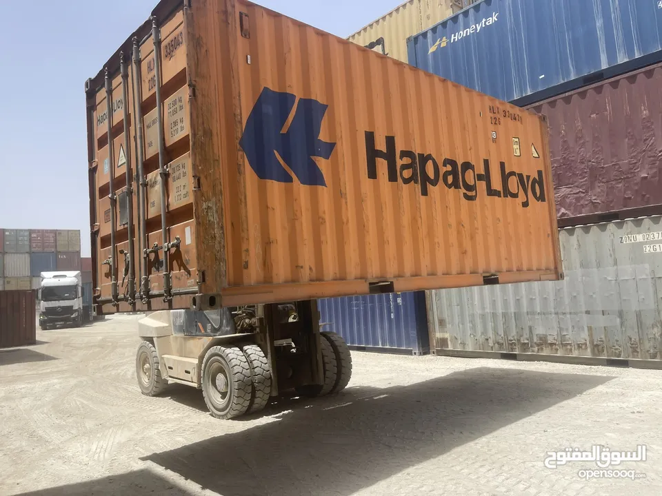 حاويات(‏container)20 +40 قدم للبيع مجمرك  وغير مجمرك و عالي وستاندر وحاويات مبردة ******************