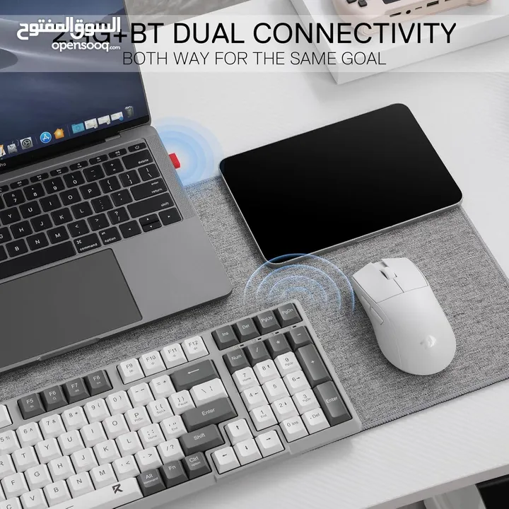 Redragon BK7114 Low-Profile Wireless Computer Keyboard كيبورد وارليس ريدراجون خفيف
