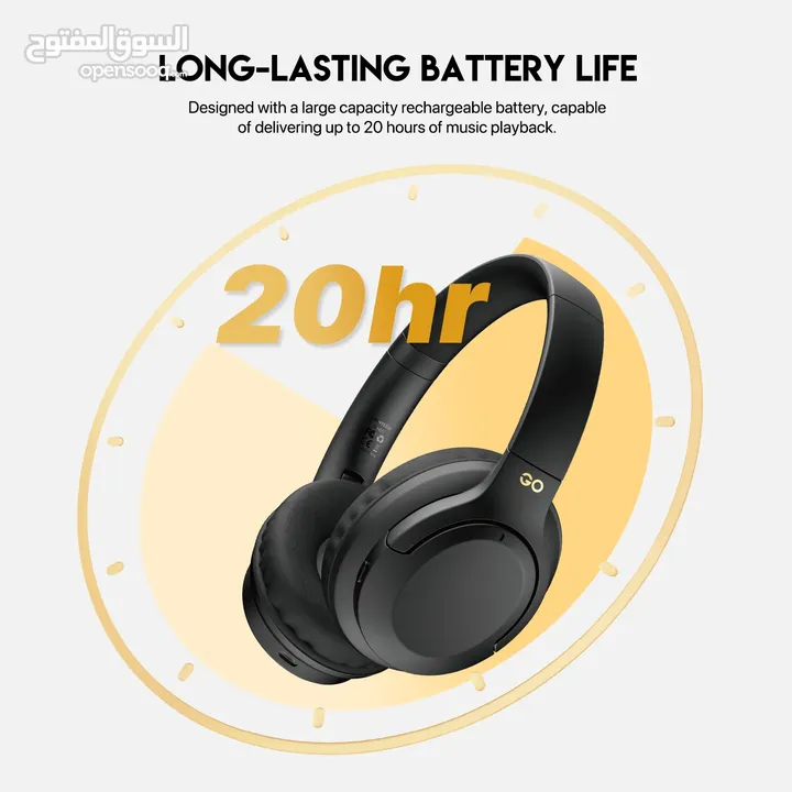 Fantech Go Vibe WH05 Wireless Headphone سماعات رأس صوت محيطي