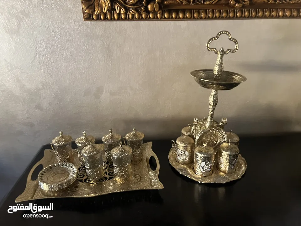 طقم فناجين شاي وقهوه