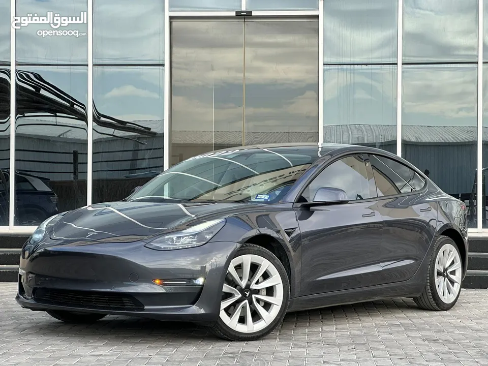 Tesla Model 3 dual motor 2022 تيسلا لونج رينج دول موتور فحص كامل بسعر حررق