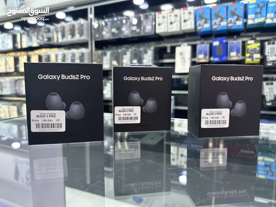Samsung galaxy (buds 2 pro)  سماعة سامسونج الاصلية جديدة مسكرة بالكرتونة   العرض لفترة محدودة //////