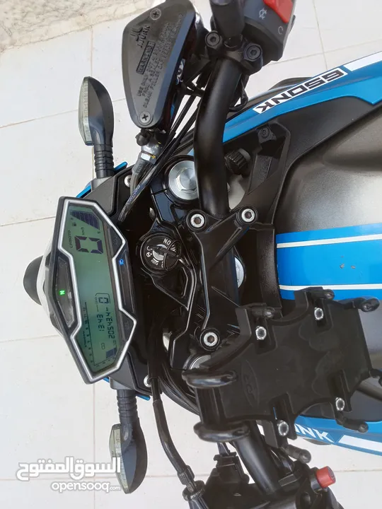 دراجه سي اف موتو  NK650cc بحالة الجديدة استعمال خفيف جدا موديل 2021
