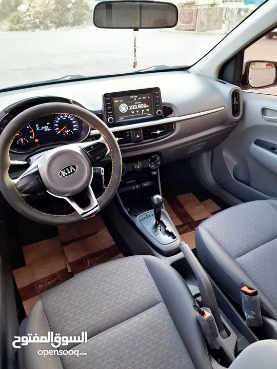 كيا مورنينج 2020 عداد 39000 كيلو دهان شركة ولا غرام بويا