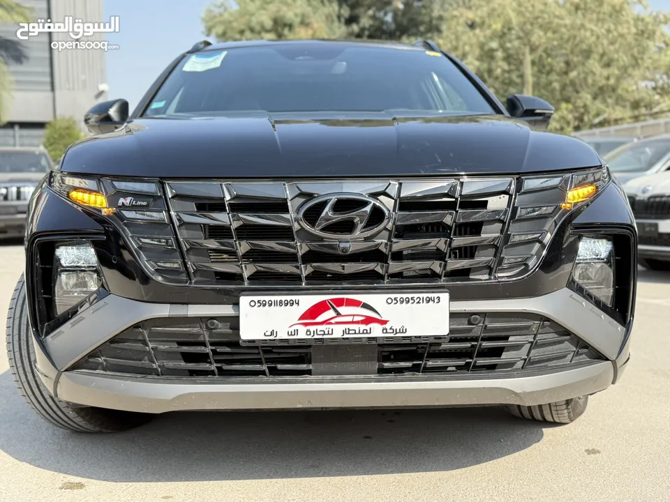 هونداي توسان NLine ترخيص 2022 محرك 1600 هايبرد plug in/يقطع على الشحنه 65 كيلو متر 271 حصان