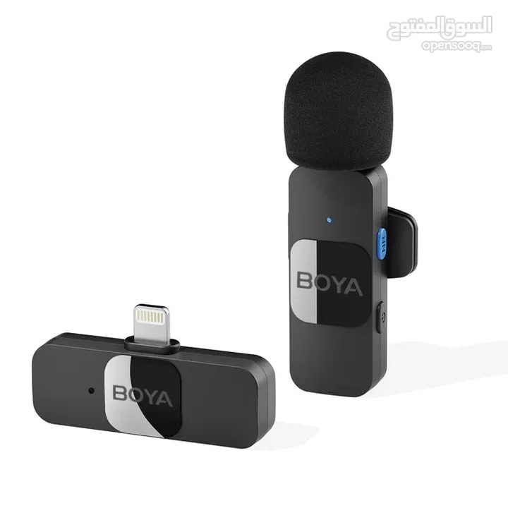 ميكروفون لاسلكي BOYA BY-V10.  BY-V1 Type-c iphon