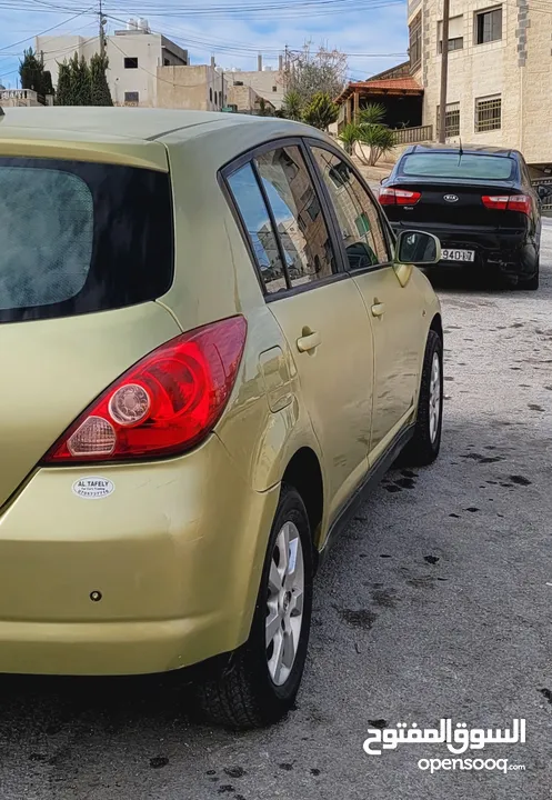 نيسان تيدا NISSAN TIIDA موديل 2008 متور 1800cc راكب جديد  جير عادي