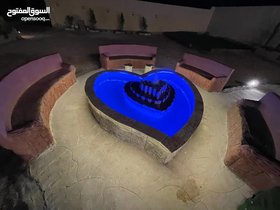 مزرعة وشاليه شالية مزارع وشاليهات ارض الزعفران 2025 الزرقاء بيرين  إمكانية إقامة الحفلات