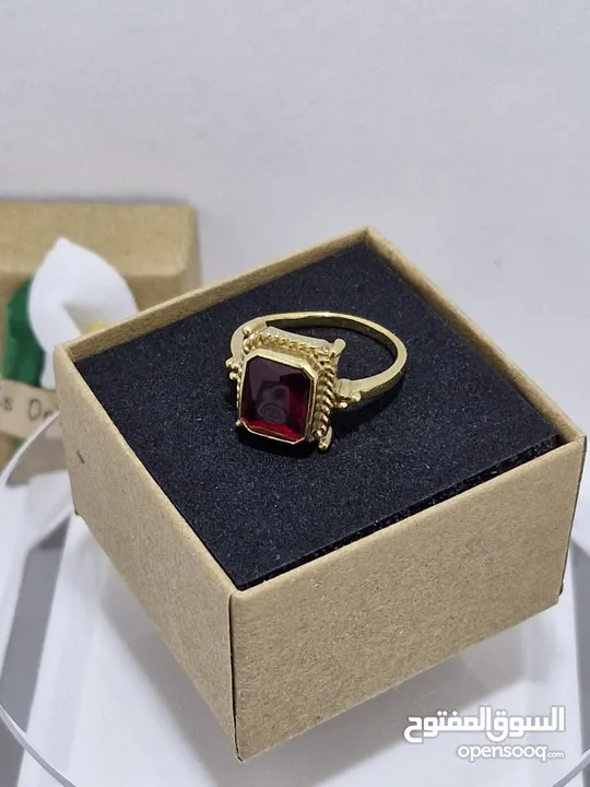 خواتم فضة 925 مع احجار كريمه مميزة