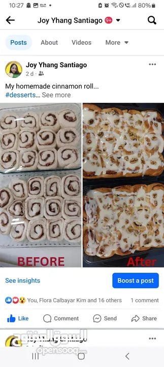 homemade cinnamon roll