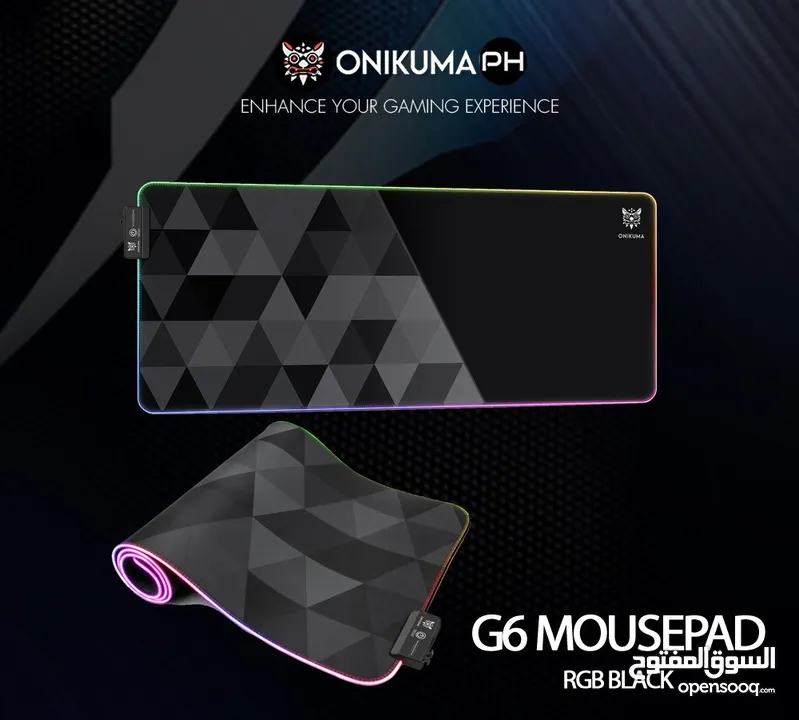 ONIKUMA MP006 RGB Gaming Mousepad 80*30*0.4cm ماوس باد مع اضاءة
