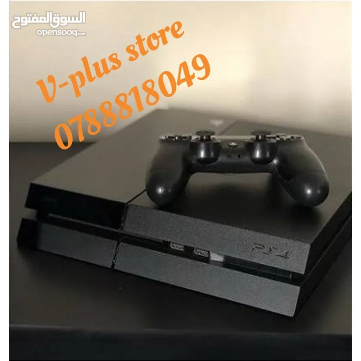 Ps4 fat بلاي ستيشن فور فات  بلايستيشن 4 فات مكفول لمدة سنة