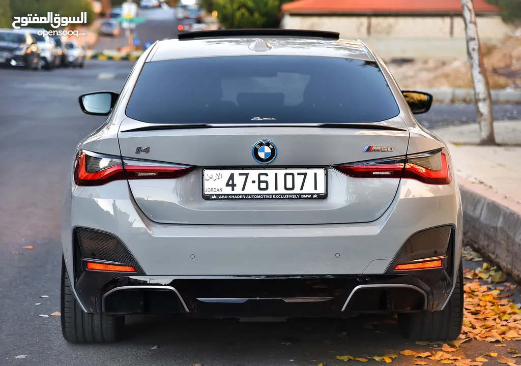 BMW I4 M50 2023 For Sale وارد الوكالة تحت الكفالة