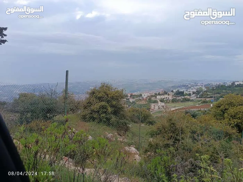 من أجمل مناطق بدر الجديدة  اطلاله رائعه مطلعه على جبال فلسطين و البحر الميت وجبال السلط أعلى منطقه ف