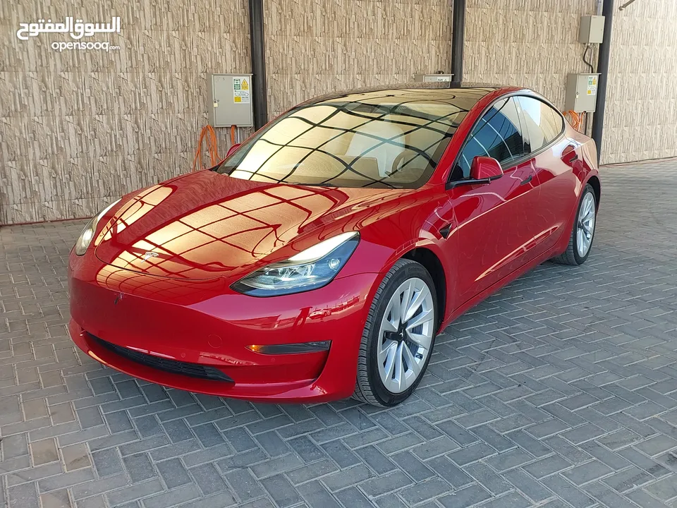 تيسلا model 3 2022 نخب اول فحص كامل جمرك جديد