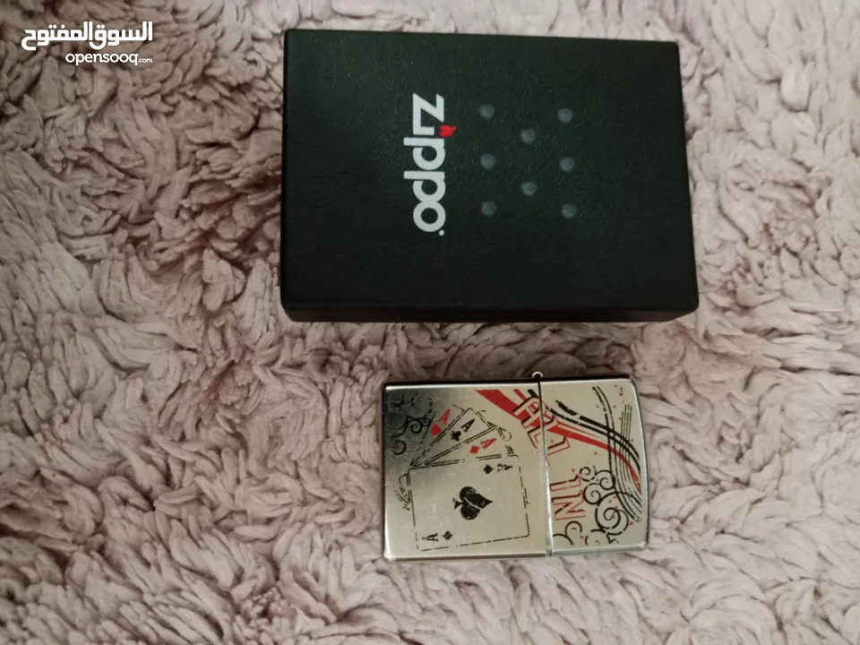 قداحة وولاعة Zippo lighter الأمريكية الأصلية مستعملة بحالة ممتازة