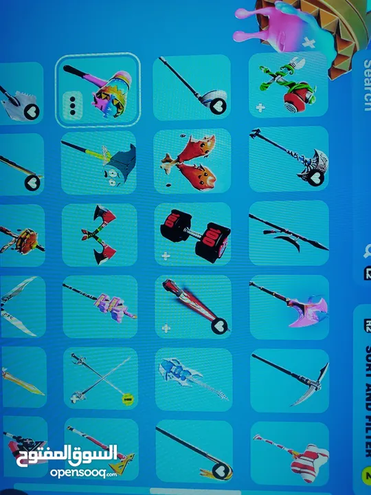 حساب بلايستيشن  امريكي عليه اكثر من 30 لعبه مثبتة +حساب فورت نايت (الوصف مهم  )