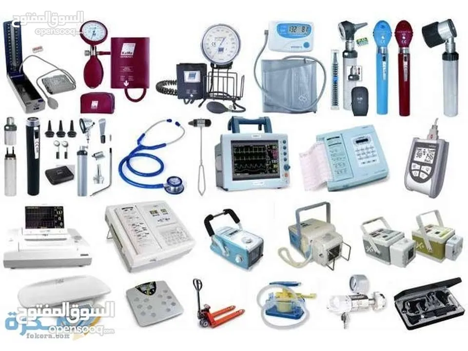 جميع الأدوات والأجهزة الطبيةو الصيدلانية وأجهزة تقويم الأعضاء