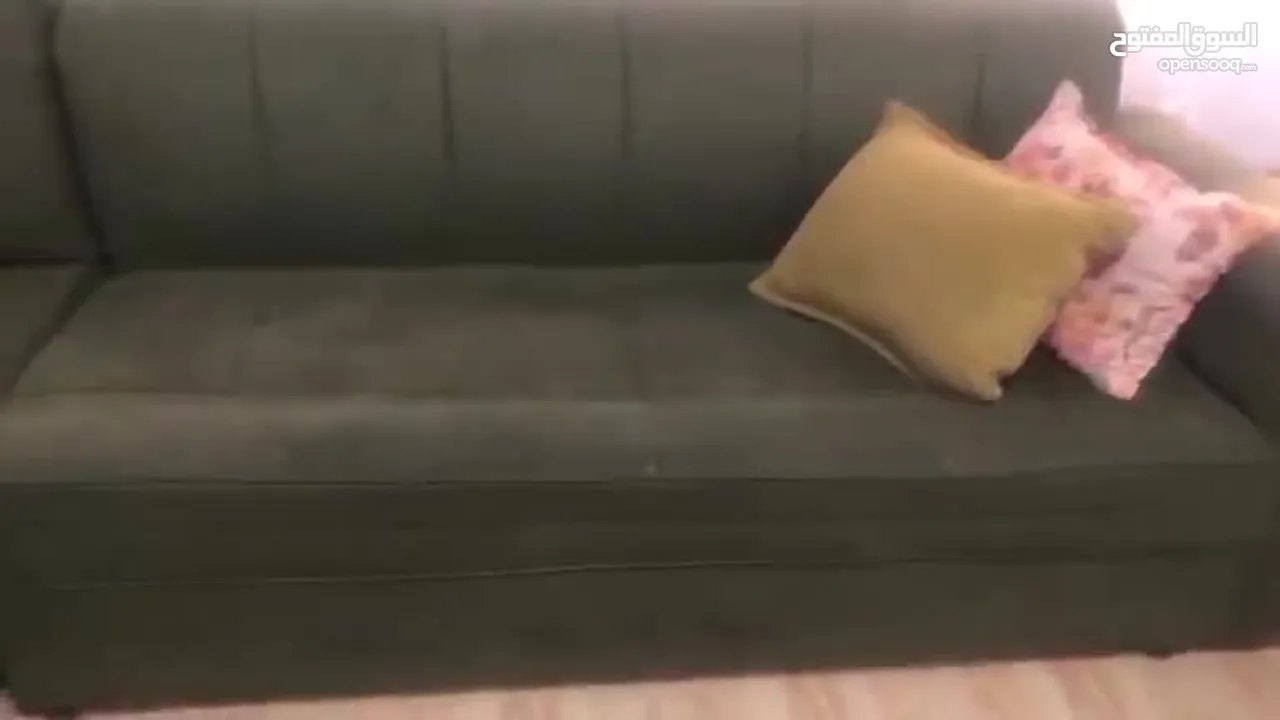 طقم كنب خشب ممتاز