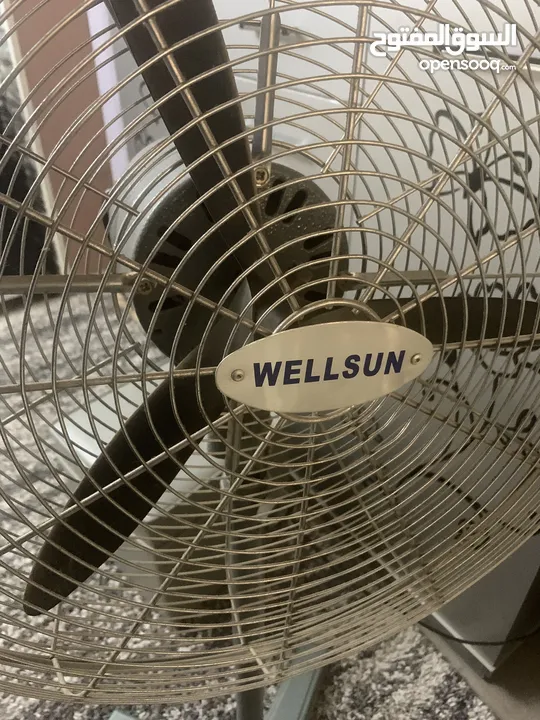 مروحة wellsun كالجديدة باقل سعر