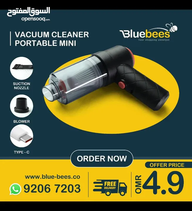 Portable vaccum cleaner