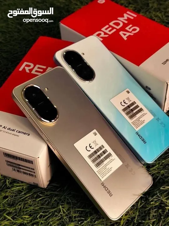 جهاز جديد بالكرتونة Radmi A5 رام 6 جيجا 64 و 128 مكفول سنة متوفر توصيل