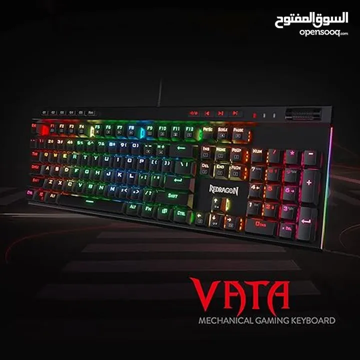 Redragon K580 VATA RGB LED Backlit Mechanical Gaming Keyboard