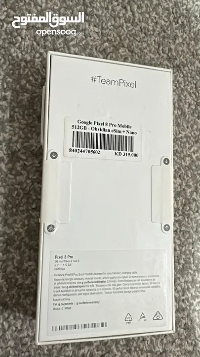 Pixel 8 Pro Obsidian 512GB (Unlocked)