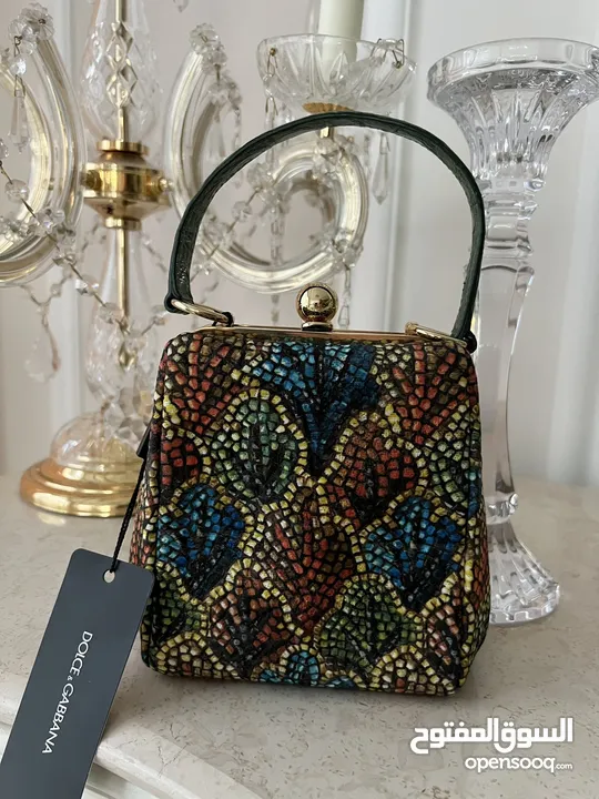 Dolce and Gabanna printed purse