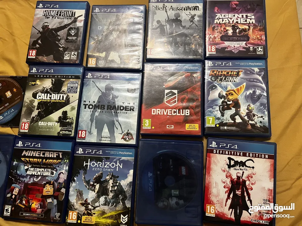 PS4 CD for sale(used)  اشرطة سوني/بليستيشن (مستعمل)