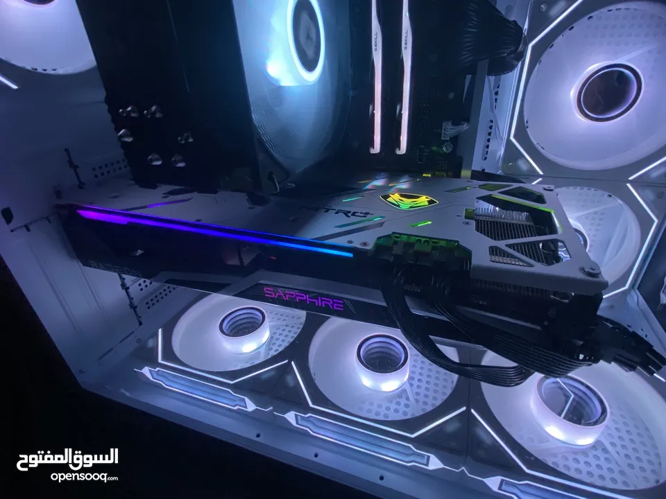 كرت rt 6800 xt nitro+ 16 gb   اعلى نسخه من الكرت ك سرعه core  كرت rt 6800 xt nitro+ 16 gb