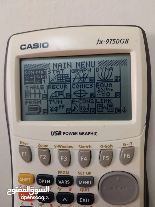الة حاسبة Casio fx-9750G2  عملية متقدمة لحساب العمليات المعقدة والمصفوفات ورسم الاقترانات والاحصاءات