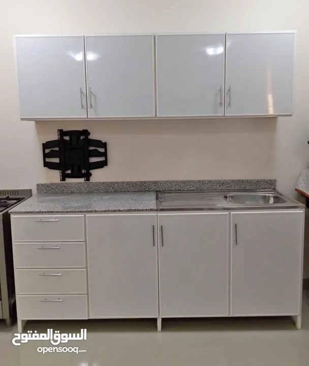 Kitchen cabinets aluminium