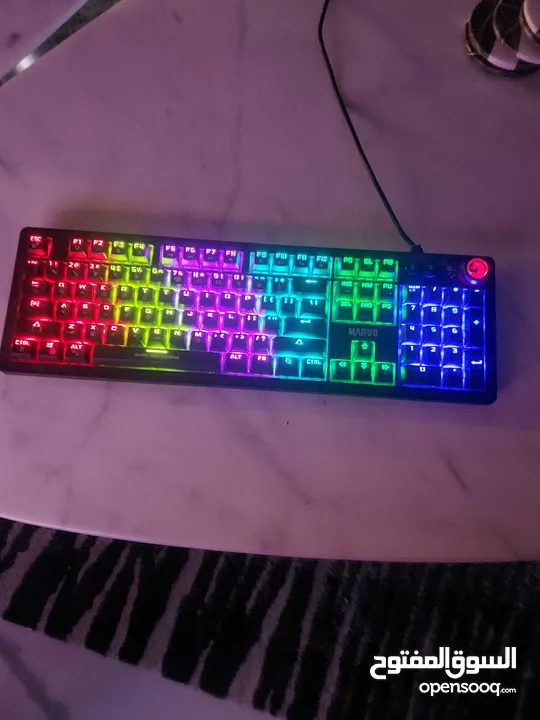 Marvo Gaming LED Keyboard  لوحة مفاتيح LED للألعاب من مارفو