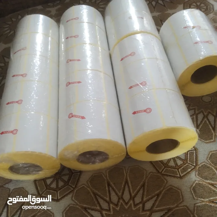 استيكرات الطابعة 17 بسعر ربع دينار ابو مؤمن  printer sticker 250 fils