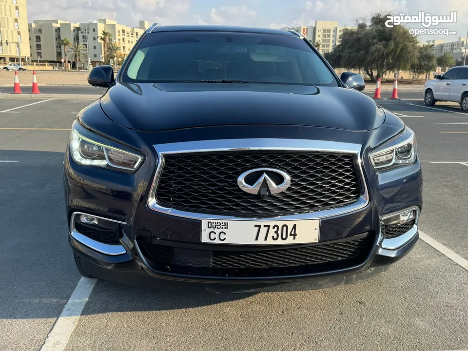 Infiniti QX60 2019 Premium.  GCC space, Dark Blue,  Look like New