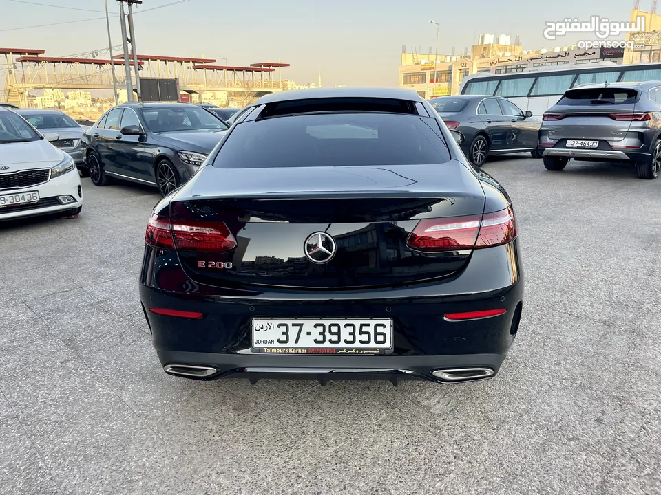 مرسيدس E200 AMG كوبيه اسود 2023 كت و بانوراما وارد المانيا بحالة الزيرو