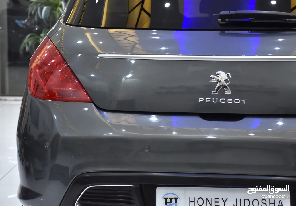 Peugeot 308 TURBO ( 2014 Model ) in Gray Color GCC Specs