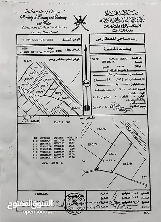 ‏أرض الشمالية للبيع75000 ريال