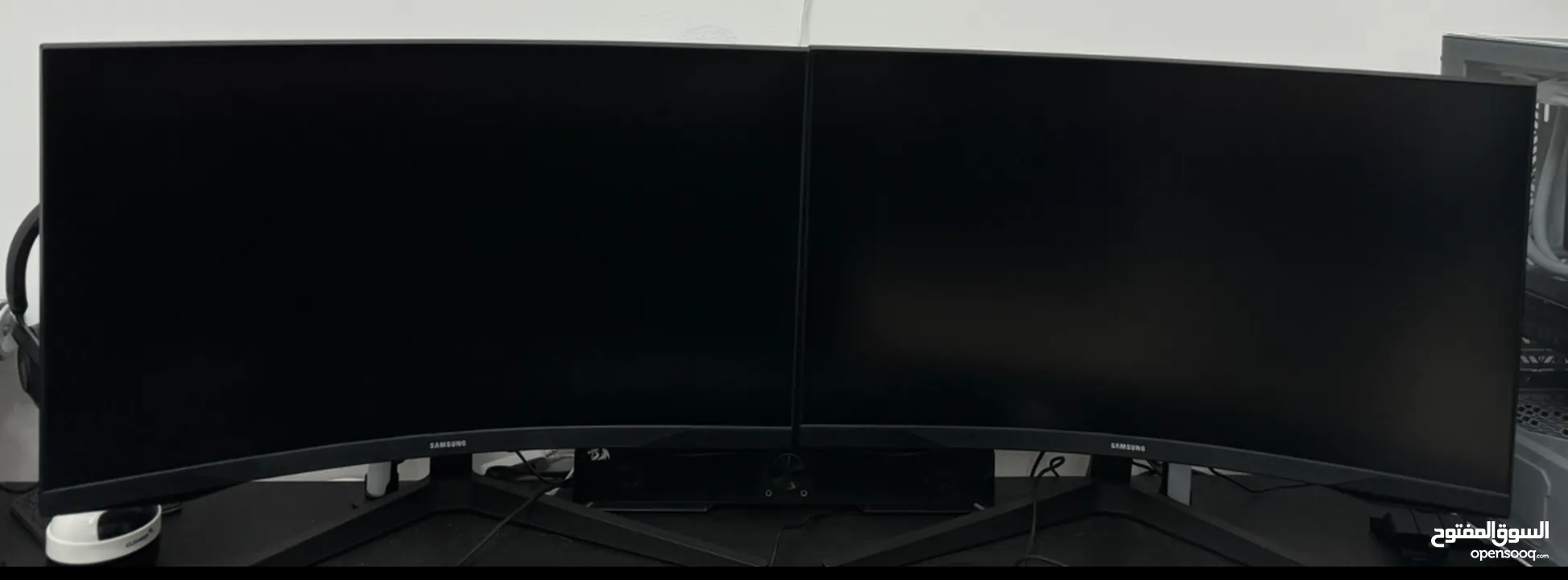 Dual Samsung G5 2K Curved Screens 165hz