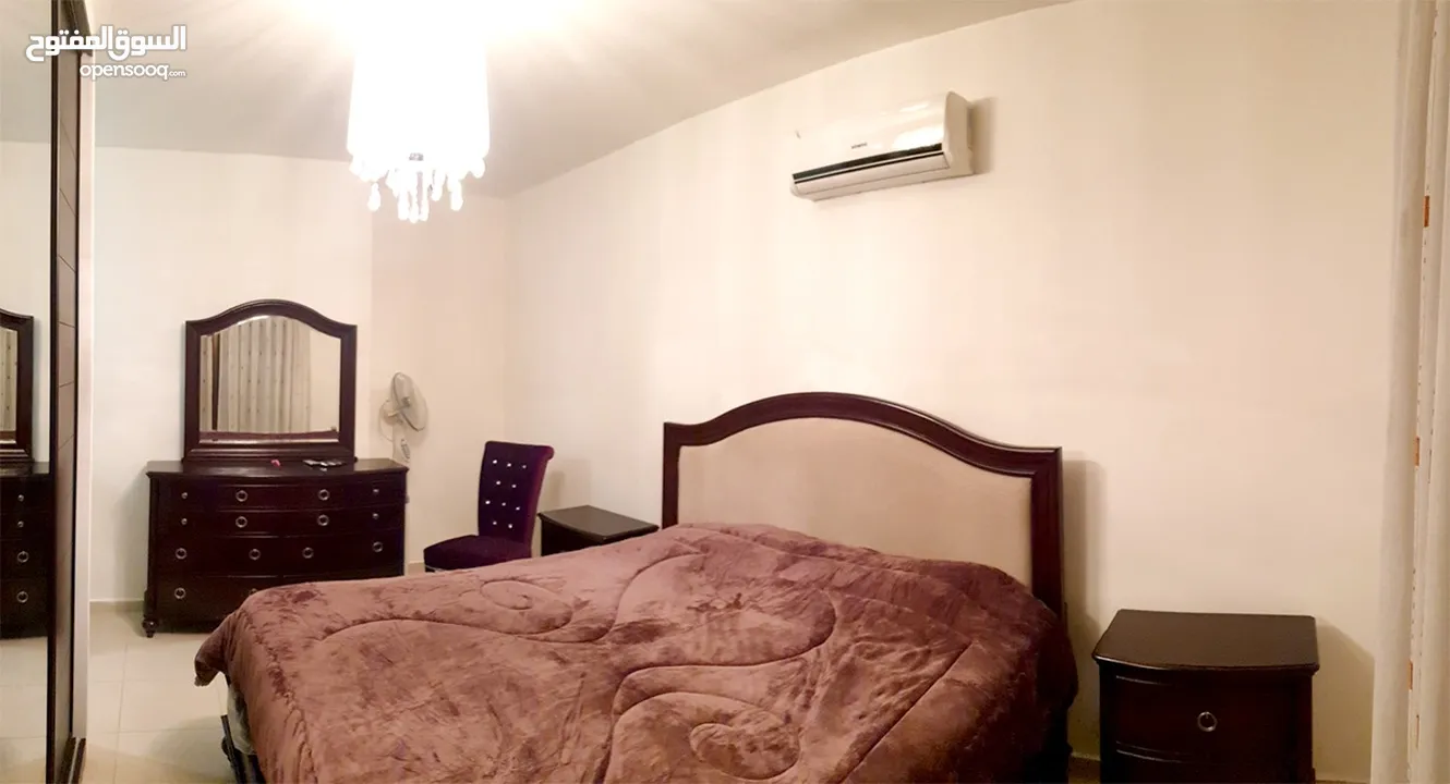 شقة مميزة مفروشة للايجار 3 نوم في عبدون
