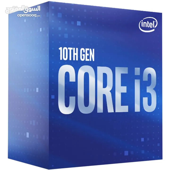 معالج جيمنج انتل كور اي 3 الجيل ال10 INTEL CORE i3 10100F 4 CORES 8 THREADS GAMING CPU BOX