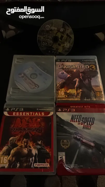 بلايستيشن 3 سوبر سليم بحالة ممتازة مع ألعاب – استعمال خفيف موديل 2013 بفتح افضل الالعاب