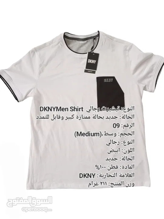 تيشيرت رجالي  DKNYMen Shirt، (بلوزة، بلايز،رجالي،صيفي،تشيرت)