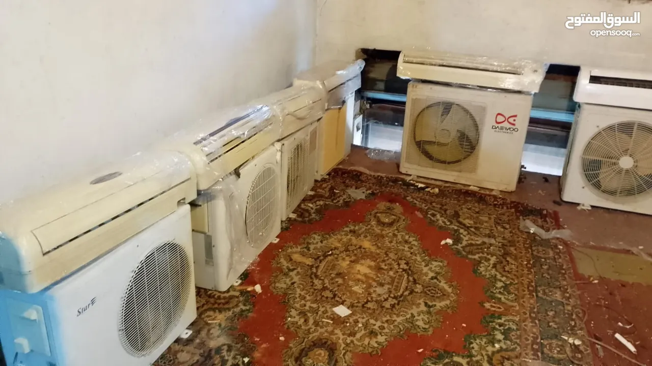 6 مكيفات 1 طن ومكيفين 2 طن دايو وستار كول عادي للبيع