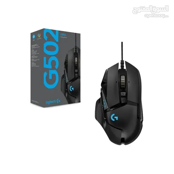 ماوسLogitech G502 جديد  ممتاز جدا و متوفر كمية محدودة و سعر مغري و مواصفات رائعة و ارخص سعر بالمملكة