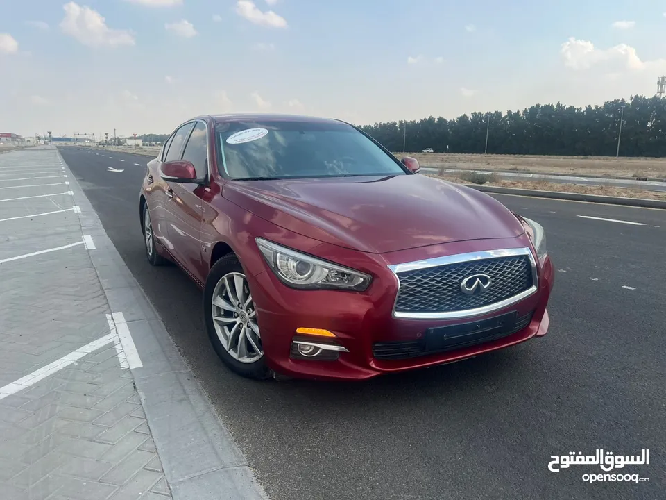 Infinity Q50 2015 luxury V4 2.0 turbo انفنتي  قيو 50 خليجي 2015 أربعة سلندر 2.0 تربو لاكجري