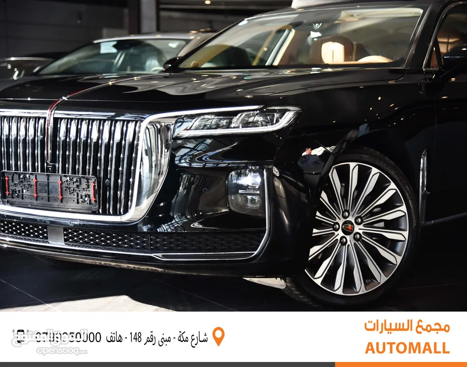هونشي H9 مايلد هايبرد وارد وكفالة الوكالة 2023 Hongqi H9 45TD Mild Hybrid