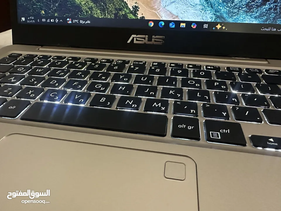 لابتوب asus جيل ثامن i5 كيبورد مضيء سعرر حررق